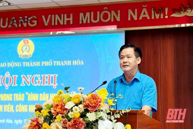 LĐLĐ TP Thanh Hóa phát động phong trào “Bình dân học vụ số”