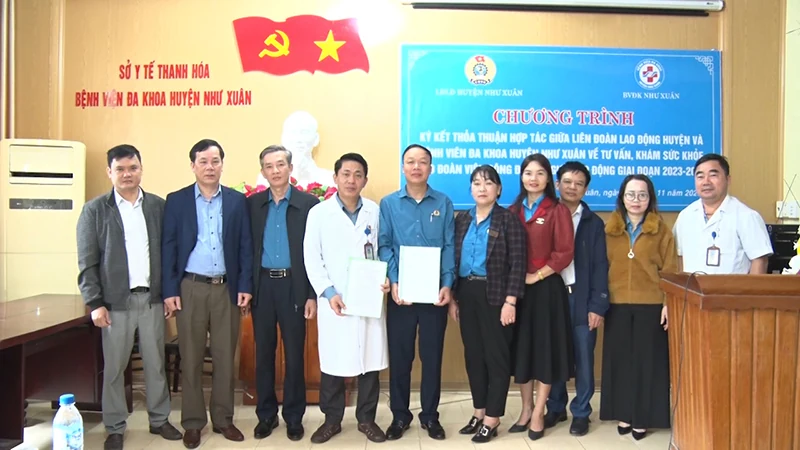 Như Xuân: Nâng cao hiệu quả công tác phối hợp chăm sóc sức khỏe người lao động