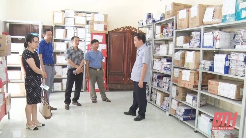 Thị xã Nghi Sơn tăng cường kiểm tra việc thực hiện tổ chức, sắp xếp bộ máy