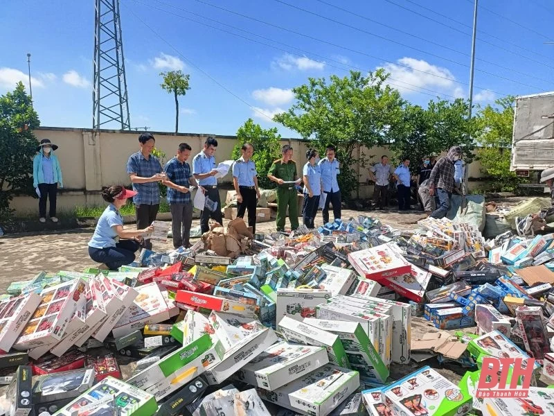 Thanh Hóa mở đợt cao điểm kiểm tra, xử lý buôn lậu, gian lận thương mại và hàng giả