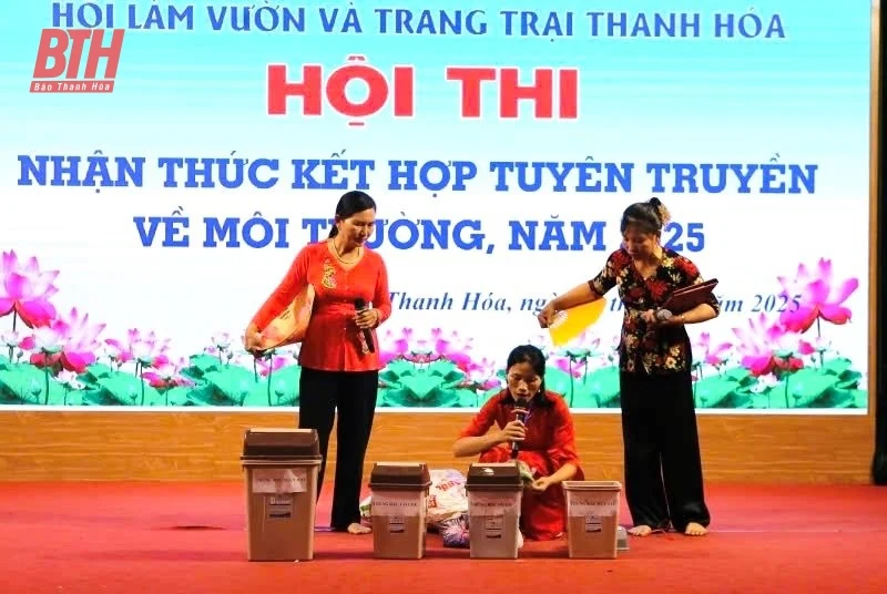 Hội thi “Nhận thức kết hợp tuyên truyền về môi trường” năm 2025