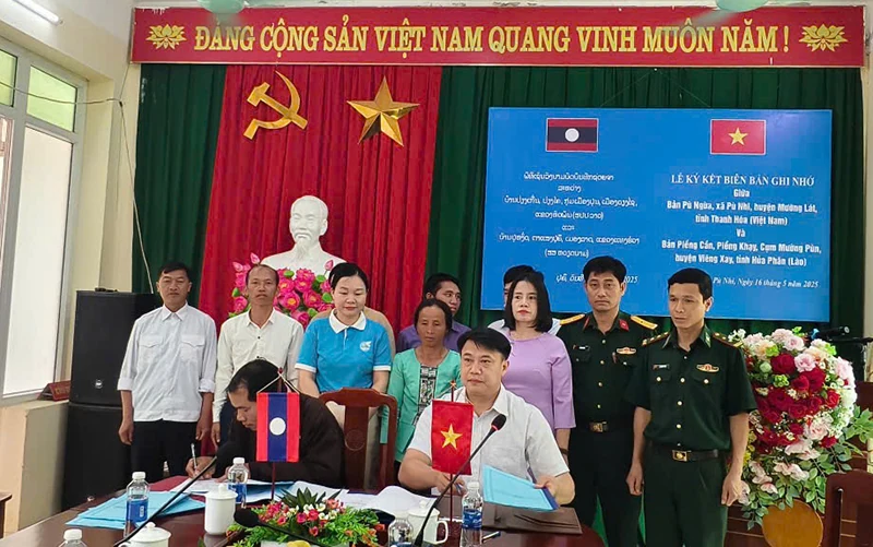 Công tác đối ngoại Nhân dân ở xã Pù Nhi