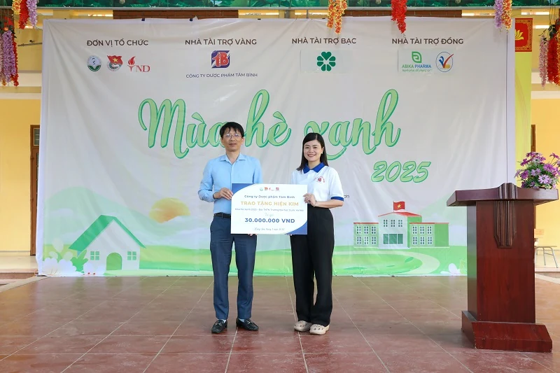 Dược phẩm Tâm Bình: Tiếp sức “Mùa hè xanh 2025” tại vùng cao Lạng Sơn
