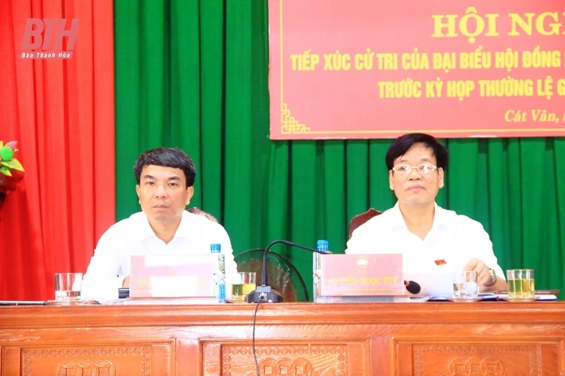 Cử tri huyện Như Xuân kiến nghị nhiều vấn đề liên quan đến đất đai