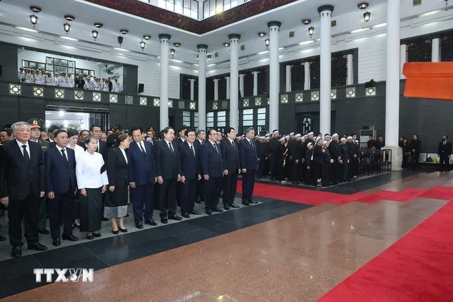 Cử hành trọng thể Lễ truy điệu nguyên Chủ tịch nước Trần Đức Lương