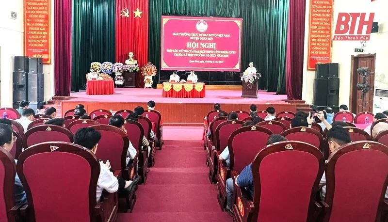 Cử tri huyện Quan Sơn kiến nghị có chính sách hỗ trợ cán bộ không chuyên trách nghỉ việc; đầu tư xây dựng hạ tầng ổn định cuộc sống người dân