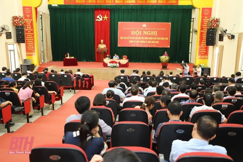 Cử tri huyện Thạch Thành kiến nghị giải quyết nhiều vấn đề liên quan đến tổ chức chính quyền địa phương hai cấp