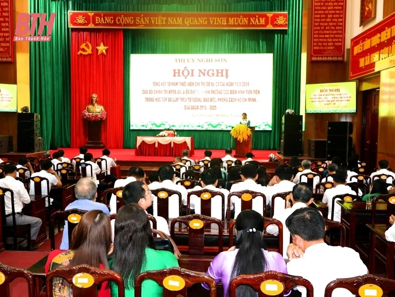 Thị xã Nghi Sơn tổng kết 10 năm thực hiện Chỉ thị số 05 của Bộ Chính trị