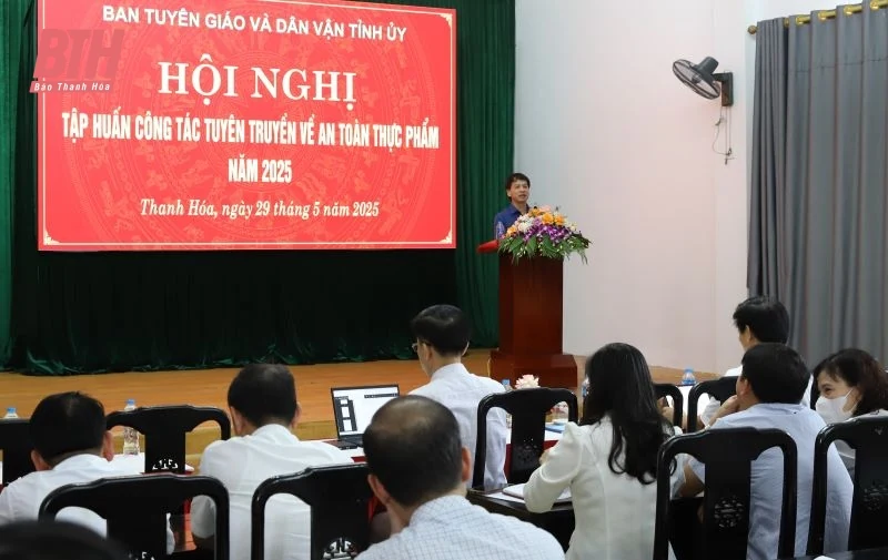 Tập huấn tuyên truyền về an toàn thực phẩm năm 2025