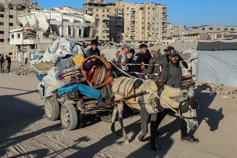 Tổ chức GHF bắt đầu phân phát hàng cứu trợ cho người dân ở Dải Gaza