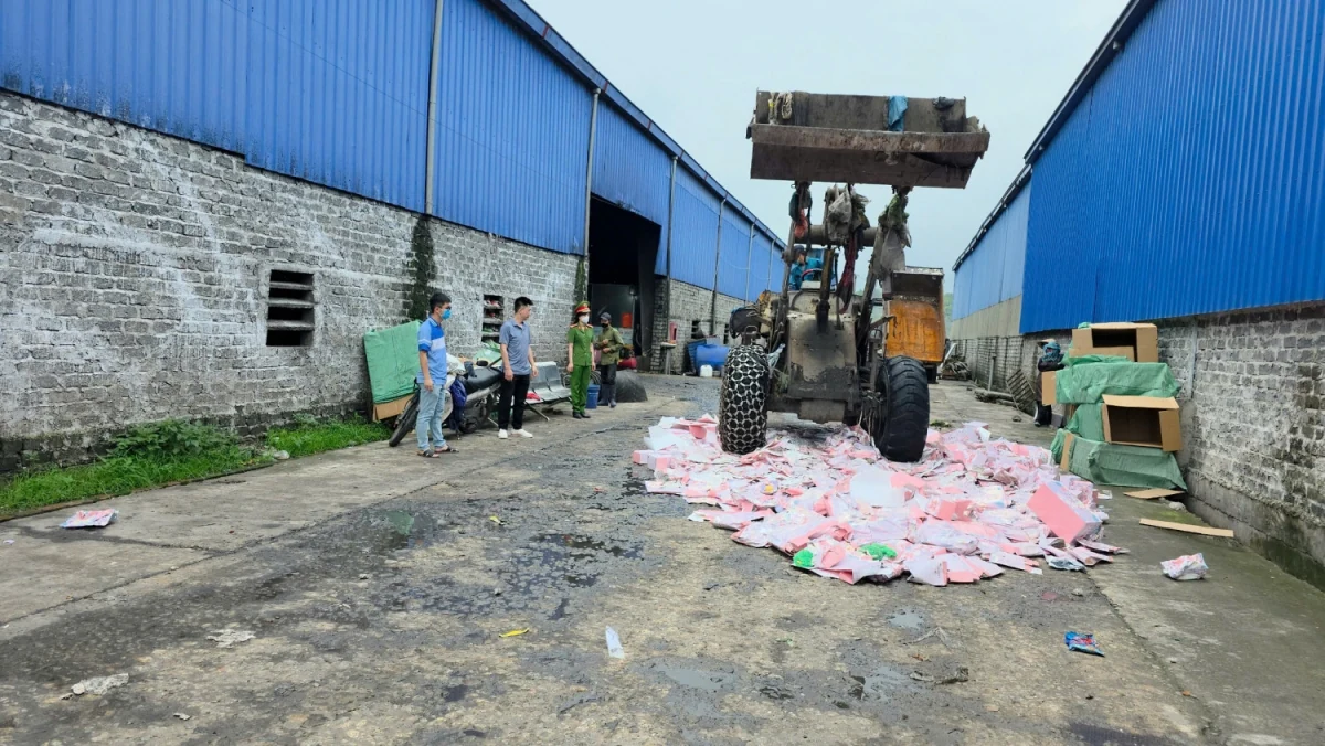 Tiêu hủy gần 2.000 con “Baby Three” vượt ngưỡng fomaldehyde cho phép