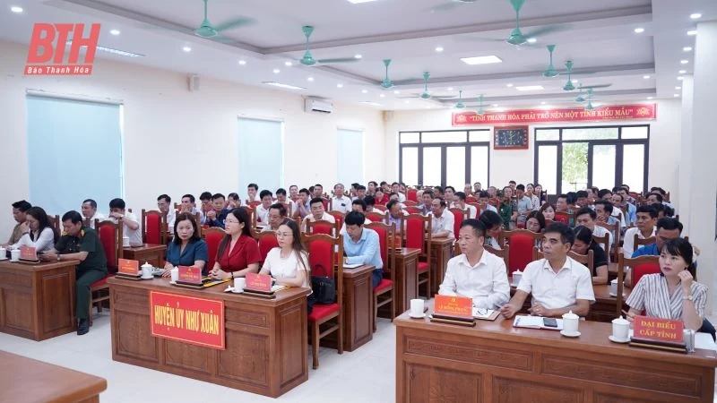 Như Xuân: Vận động 585 hộ dân hiến 219.600m<sup>2</sup> đất xây dựng đường giao thông và kết cấu hạ tầng nông thôn