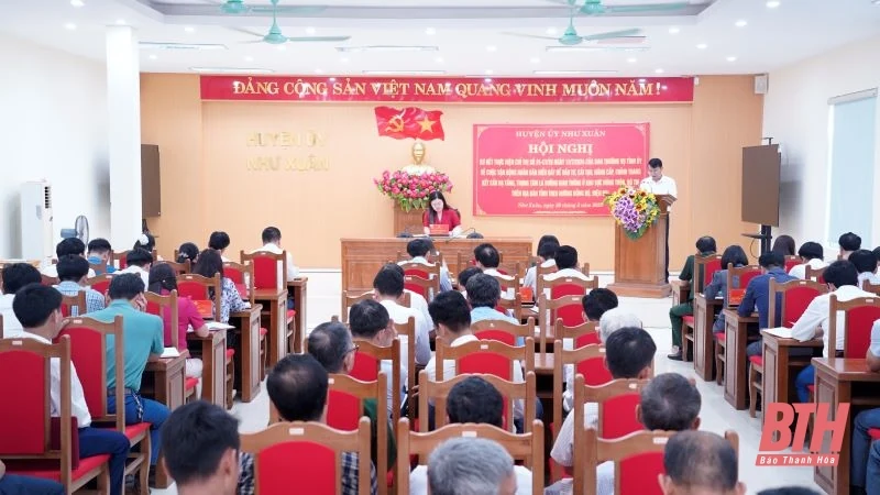 Như Xuân: Vận động 585 hộ dân hiến 219.600m<sup>2</sup> đất xây dựng đường giao thông và kết cấu hạ tầng nông thôn