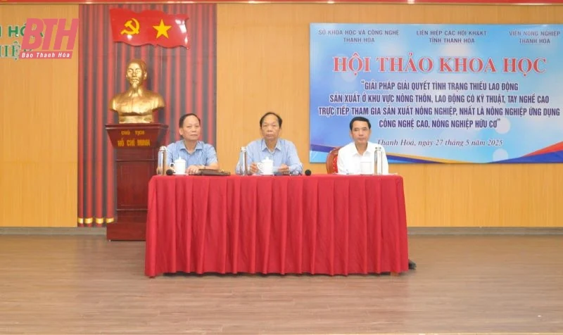 Hội thảo khoa học giải pháp giải quyết tình trạng thiếu lao động sản xuất ở khu vực nông thôn