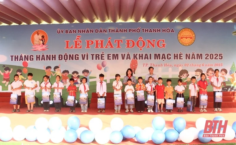 TP Thanh Hóa phát động Tháng hành động vì trẻ em và khai mạc hè năm 2025