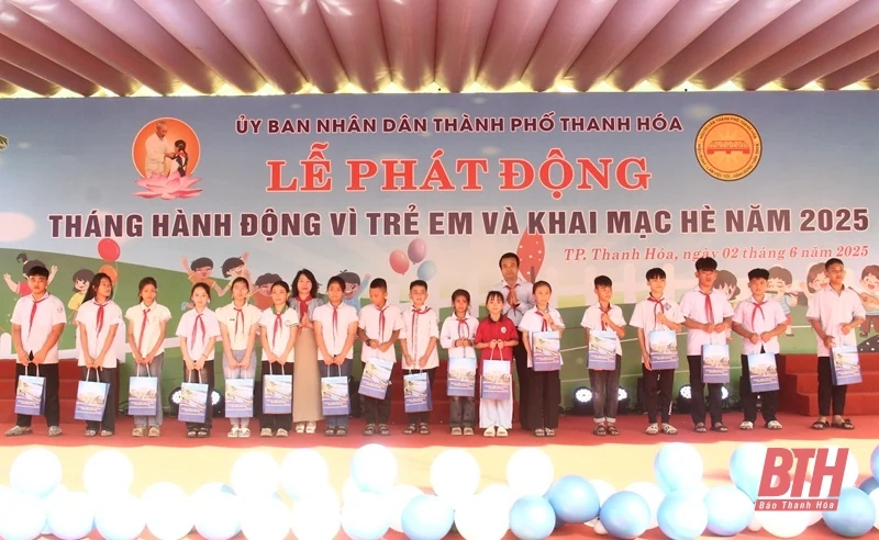 TP Thanh Hóa phát động Tháng hành động vì trẻ em và khai mạc hè năm 2025