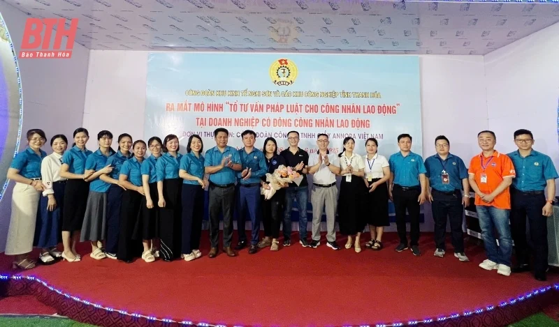 Ra mắt mô hình “Tổ tư vấn pháp luật cho công nhân lao động” tại Công ty TNHH Giầy Annora Việt Nam