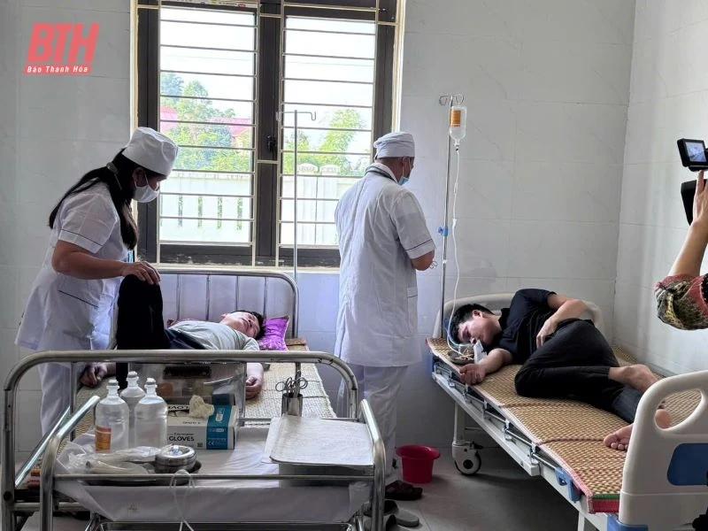 Diễn tập điều tra, xử lý vụ ngộ độc thực phẩm xảy ra tại bữa cỗ đông người trên địa bàn huyện Lang Chánh năm 2025