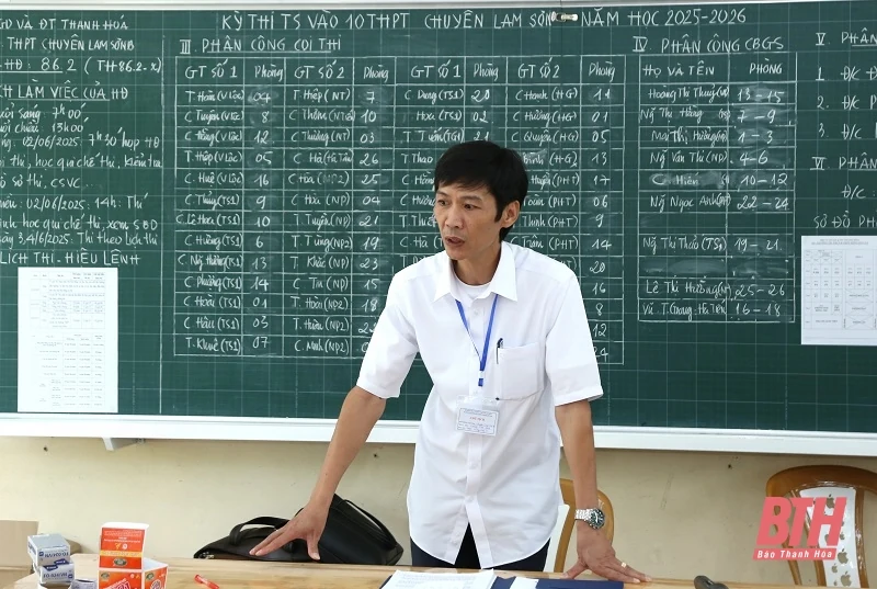 Kỳ thi tuyển sinh vào lớp 10 THPT công lập và Trường THPT Chuyên Lam Sơn kết thúc an toàn, đúng quy chế