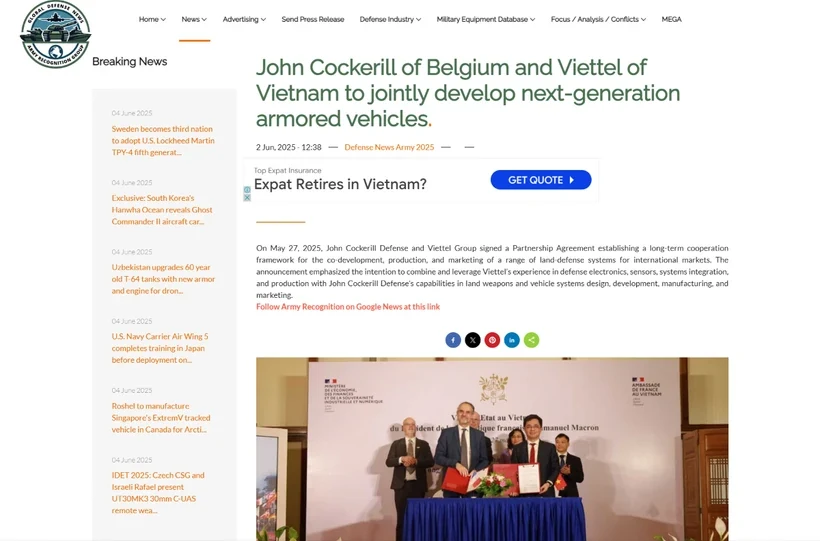 Năng lực công nghệ Viettel dưới lăng kính Tạp chí quân sự Army Recognition