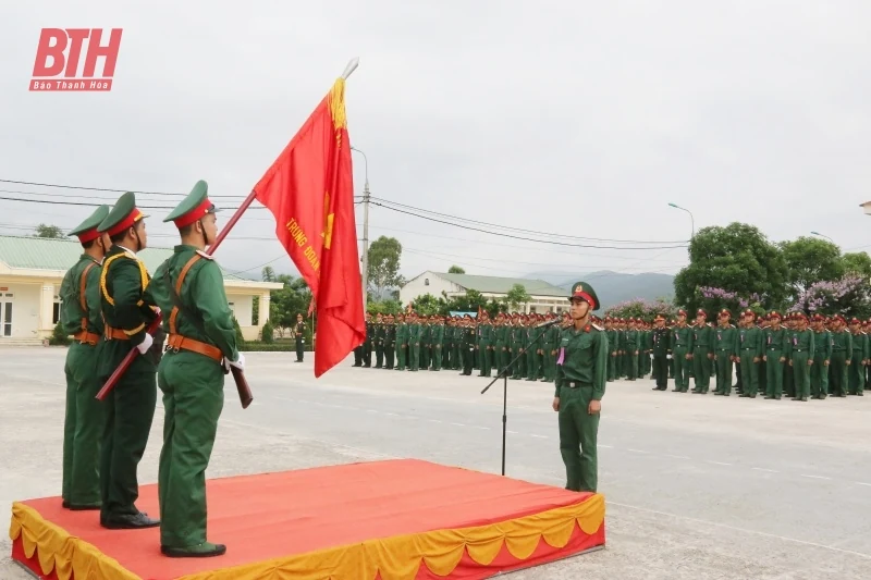 Trung đoàn 266 (Sư đoàn 341) tổ chức tuyên thệ cho chiến sĩ mới