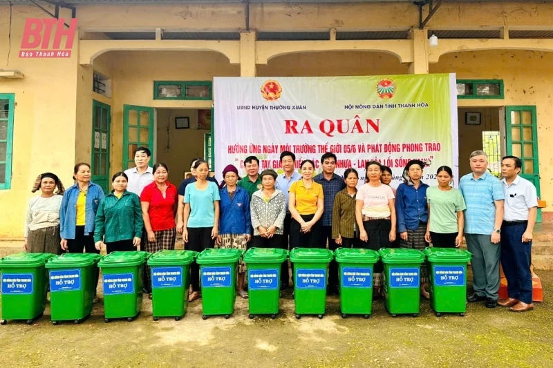 Hội Nông dân tỉnh ra quân hưởng ứng Ngày Môi trường thế giới