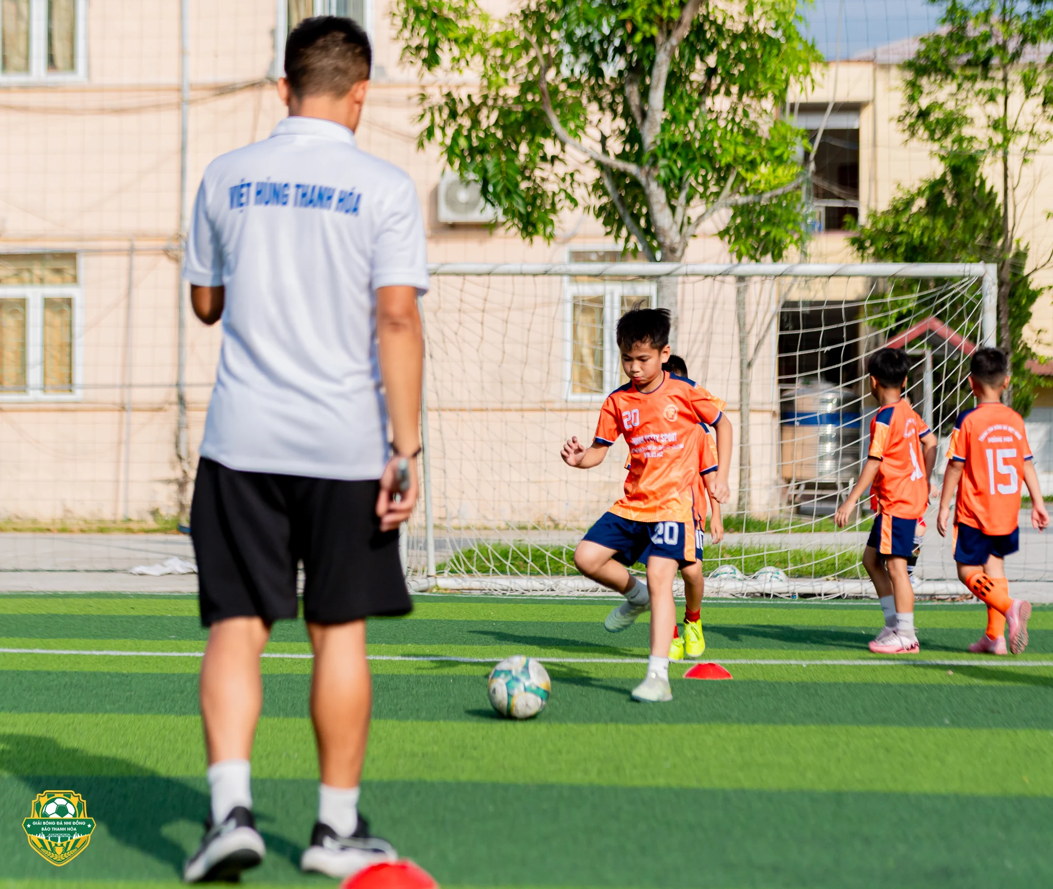 Hoằng Hoá sẵn sàng viết tiếp hành trình đam mê tại giải Bóng đá Nhi đồng Báo Thanh Hoá lần thứ IV năm 2025 - Cúp Xi Măng Long Sơn