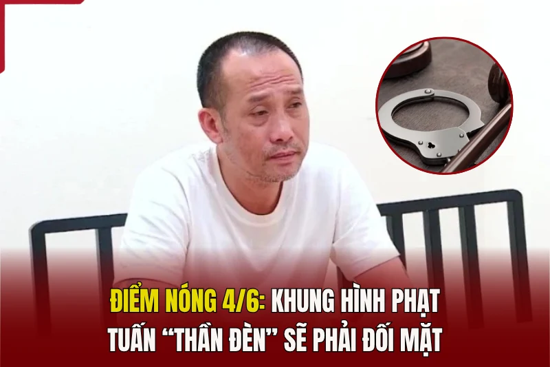 Điểm nóng 4/6: Khung hình phạt Tuấn “thần đèn” sẽ phải đối mặt