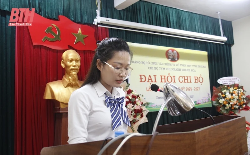 Đại hội Chi bộ TYM Chi nhánh Thanh Hóa, lần thứ I nhiệm kỳ 2025-2027