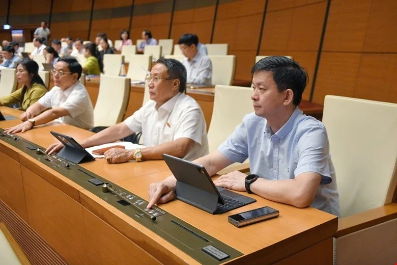 Đại biểu tán thành Luật Thuế thu nhập doanh nghiệp (sửa đổi) với tỷ lệ 94,56%