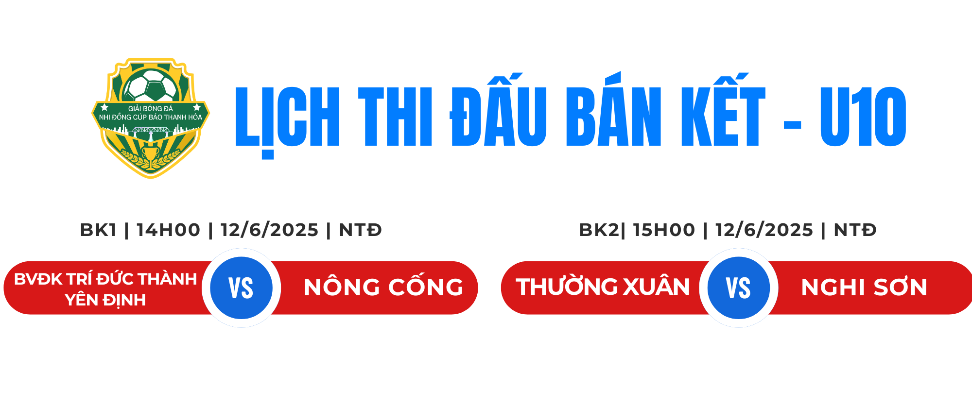 U10 Nghi Sơn giành vé cuối cùng vào bán kết