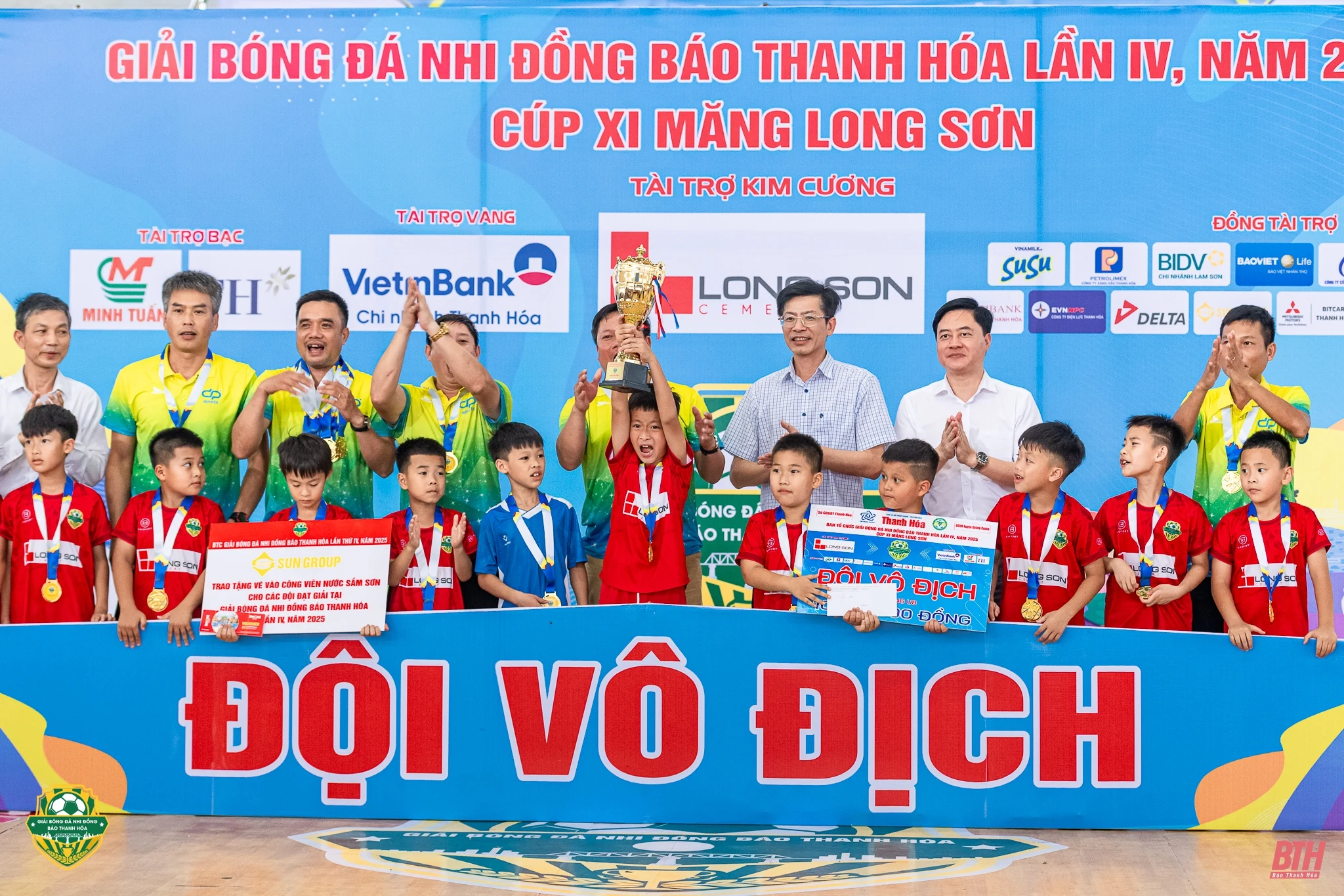 Những gương mặt xuất sắc được vinh danh tại giải Bóng đá Nhi đồng Báo Thanh Hoá lần thứ IV năm 2025 - Cúp Xi măng Long Sơn