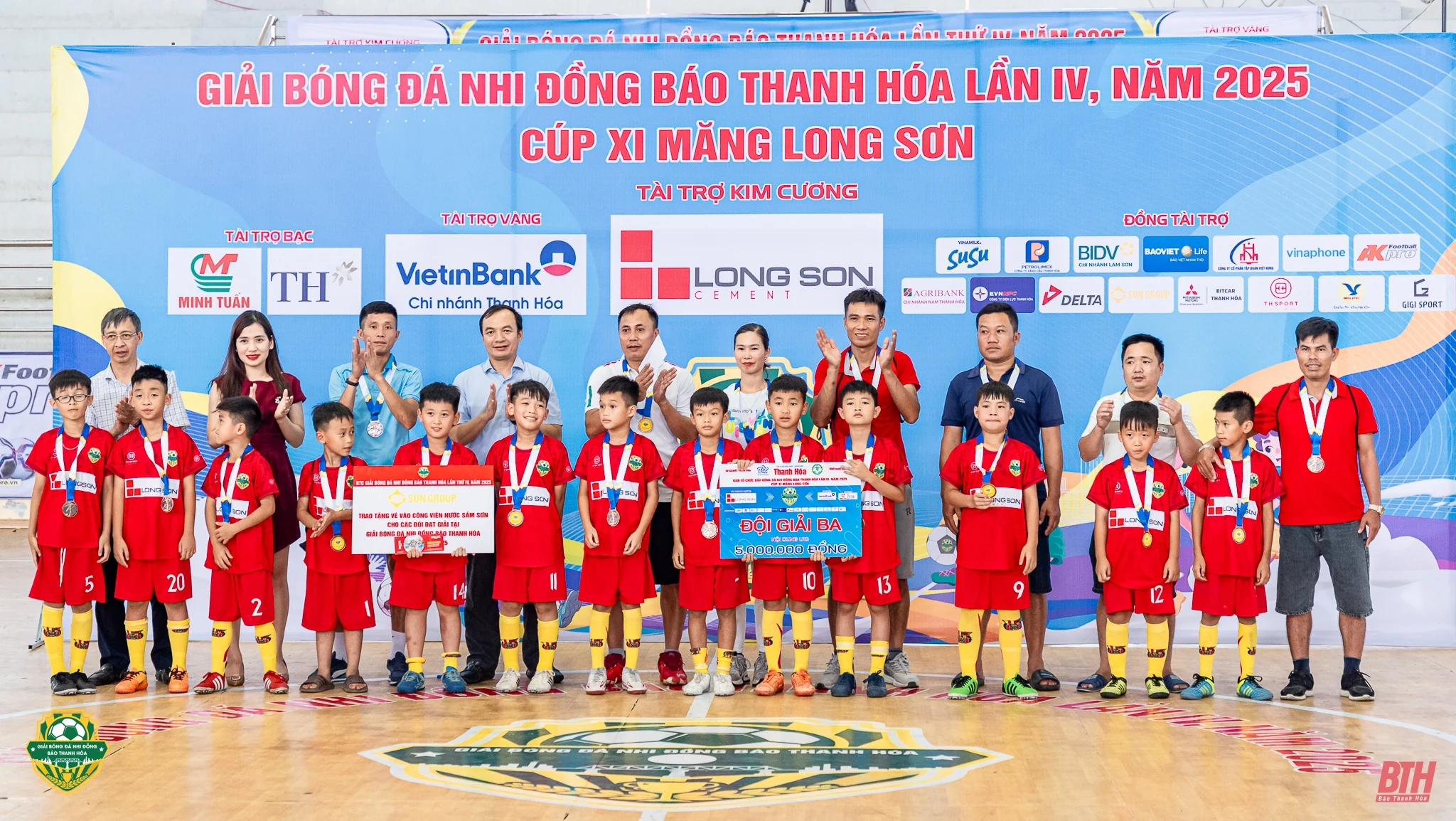 Những gương mặt xuất sắc được vinh danh tại giải Bóng đá Nhi đồng Báo Thanh Hoá lần thứ IV năm 2025 - Cúp Xi măng Long Sơn