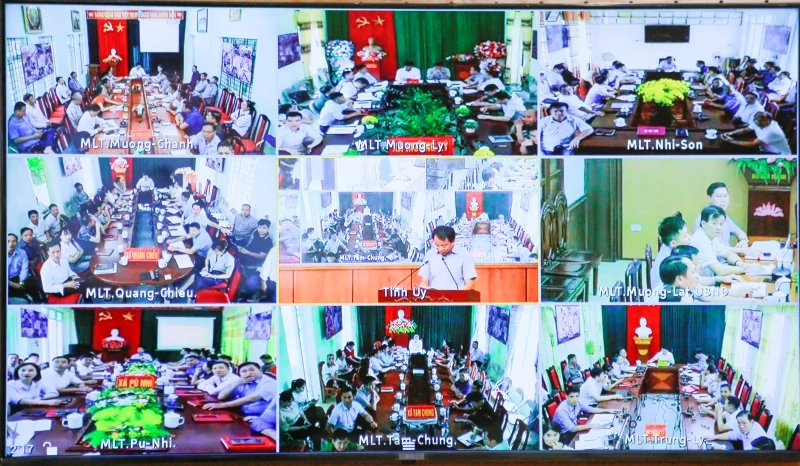 Vận hành thử nghiệm hội nghị trực tuyến triển khai các biện pháp ứng phó khẩn cấp với tình huống thiên tai