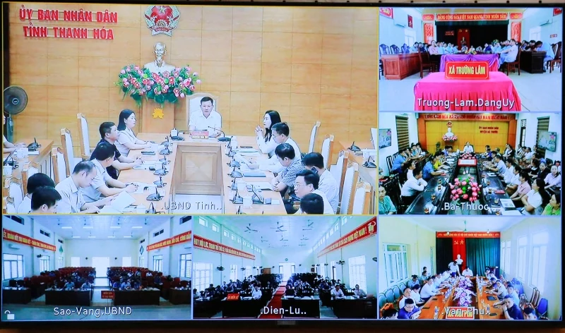 Vận hành thử nghiệm hội nghị giao ban trực tuyến công tác xóa nhà tạm, nhà dột nát