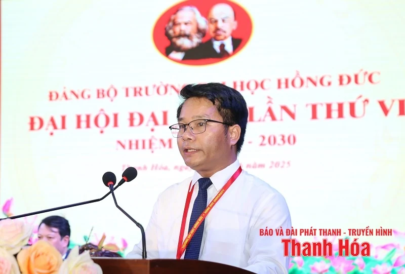 Đại hội đại biểu Đảng bộ Trường Đại học Hồng Đức lần thứ VI, nhiệm kỳ 2025-2030