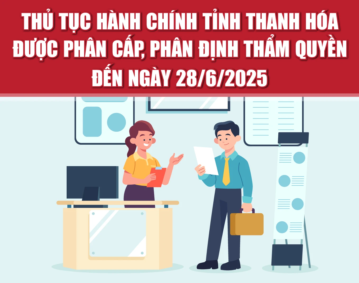 Thủ tục hành chính tỉnh Thanh Hóa được phân cấp, phân quyền tính đến ngày 28/6/2025