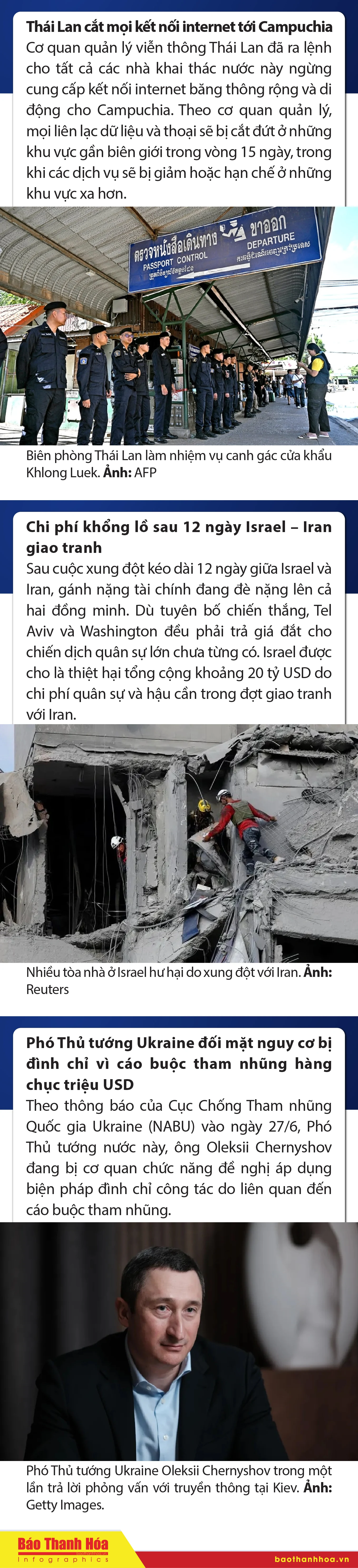 Sự kiện nổi bật trong nước, quốc tế ngày 27/6/2025