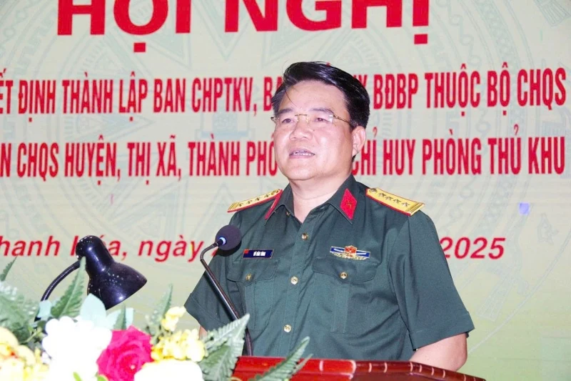 Thành lập 5 Ban Chỉ huy Phòng thủ khu vực thuộc Bộ Chỉ huy Quân sự tỉnh