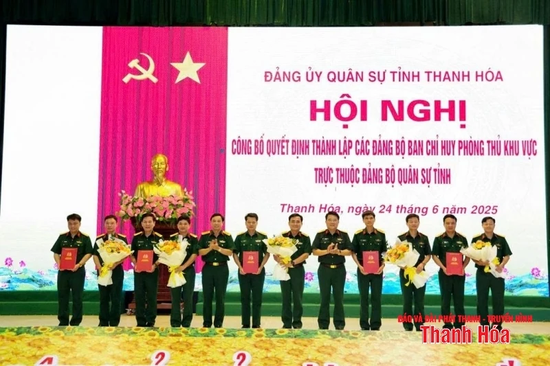 Thành lập 5 Ban Chỉ huy Phòng thủ khu vực thuộc Bộ Chỉ huy Quân sự tỉnh