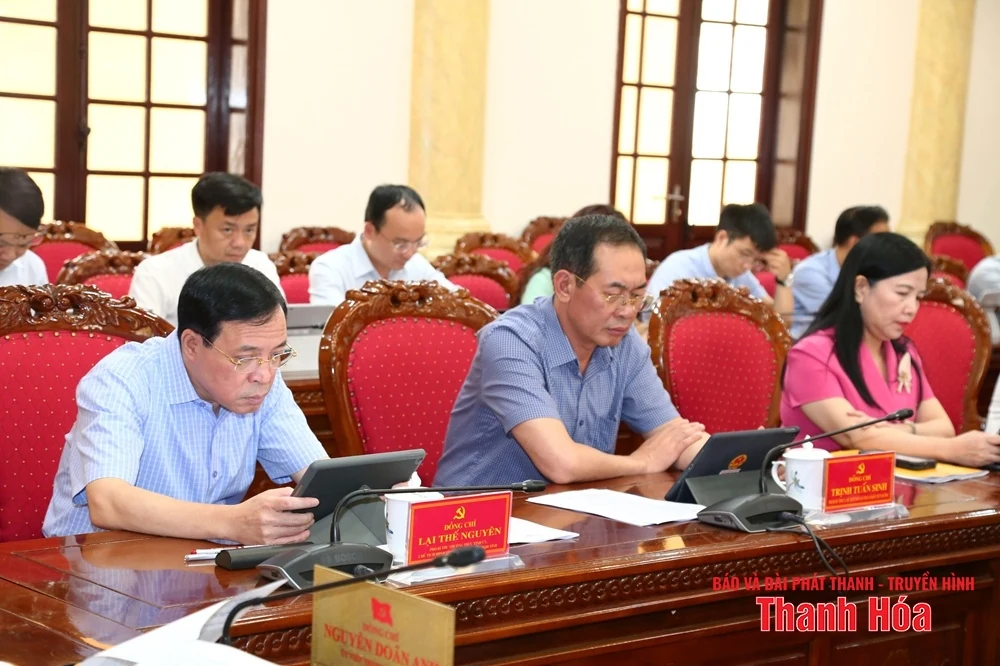 Ban Thường vụ Tỉnh ủy đánh giá tình hình thực hiện nhiệm vụ 6 tháng đầu năm, thảo luận nhiệm vụ trọng tâm 6 tháng cuối năm