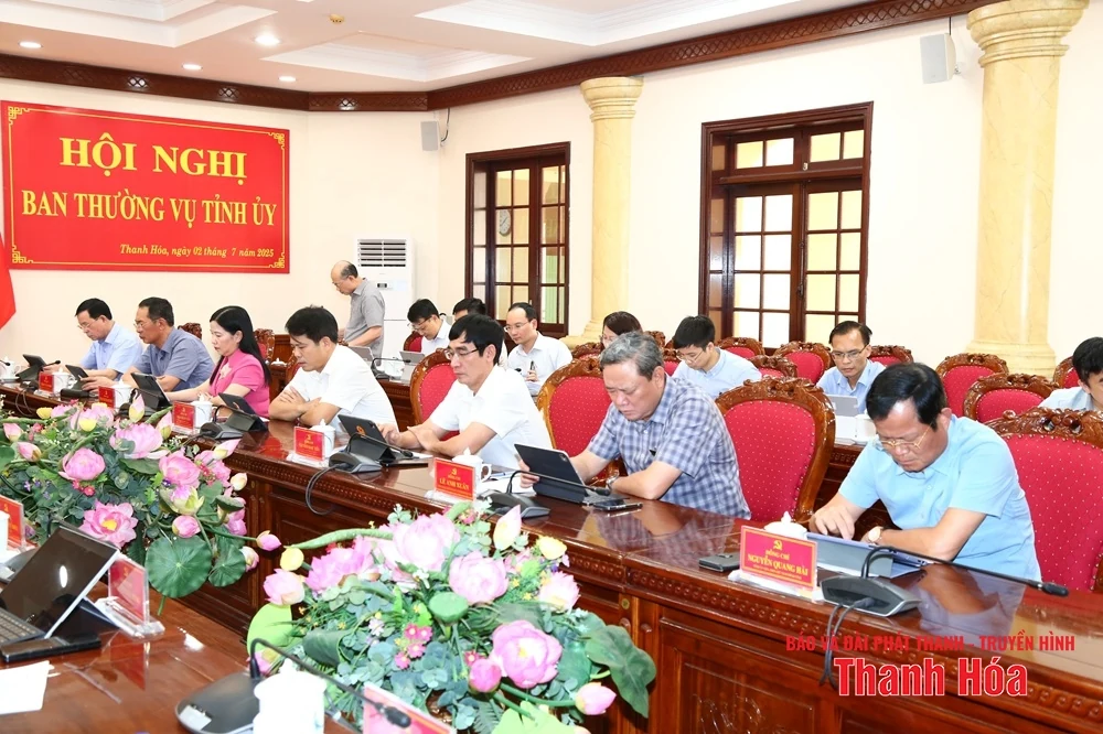 Ban Thường vụ Tỉnh ủy đánh giá tình hình thực hiện nhiệm vụ 6 tháng đầu năm, thảo luận nhiệm vụ trọng tâm 6 tháng cuối năm