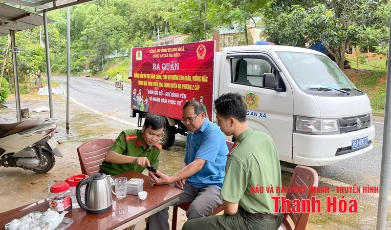 Công an Thanh Hóa đồng hành cùng người dân gỡ vướng trong giải quyết thủ tục hành chính