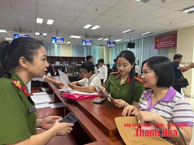 Công an Thanh Hóa đồng hành cùng người dân gỡ vướng trong giải quyết thủ tục hành chính