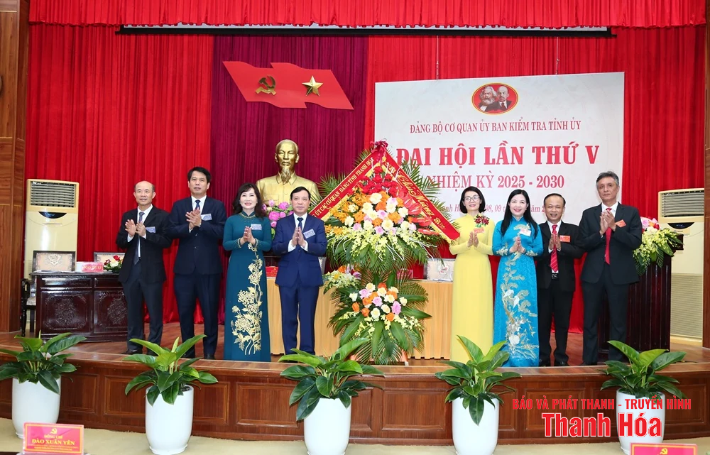 Đại hội Đảng bộ Cơ quan Ủy ban Kiểm tra Tỉnh ủy lần thứ V, nhiệm kỳ 2025-2030