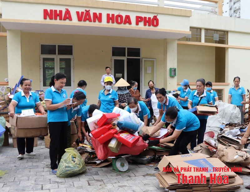 “Chống ô nhiễm nhựa” - cách làm hay của hội phụ nữ các cấp