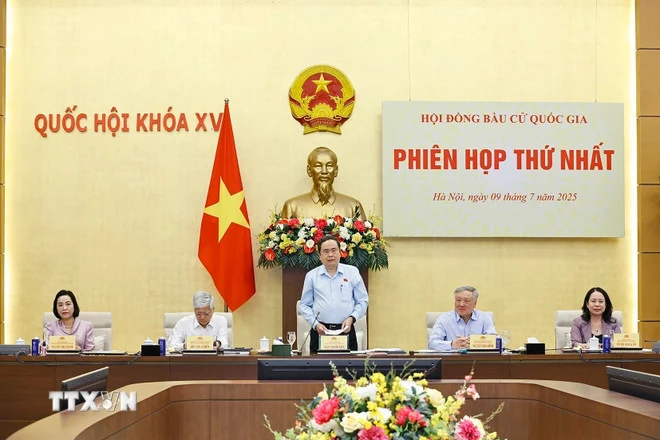 Hội đồng Bầu cử Quốc gia họp phiên thứ nhất về công tác chuẩn bị bầu cử Quốc hội