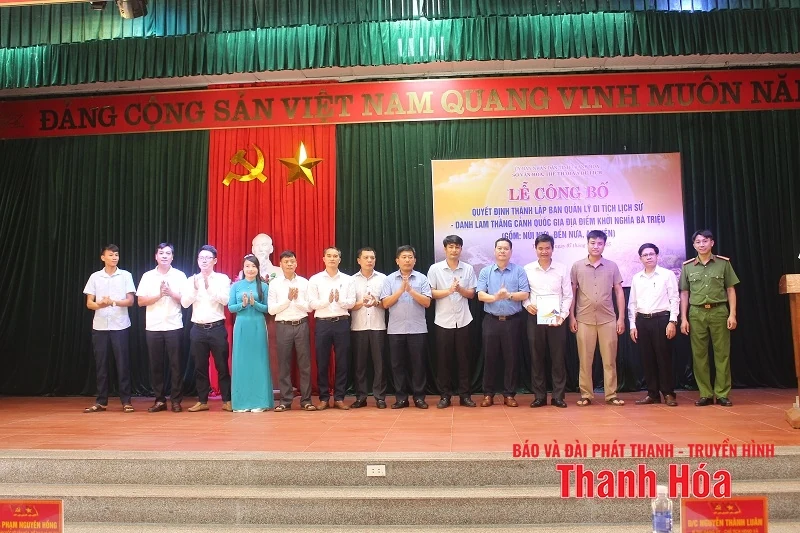 Thành lập Ban Quản lý Di tích lịch sử - Danh lam thắng cảnh quốc gia Địa điểm khởi nghĩa Bà Triệu