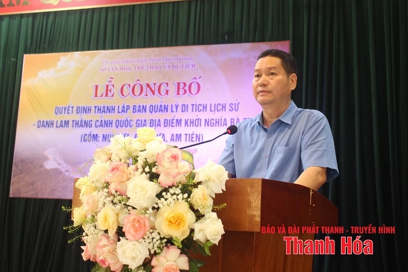 Thành lập Ban Quản lý Di tích lịch sử - Danh lam thắng cảnh quốc gia Địa điểm khởi nghĩa Bà Triệu