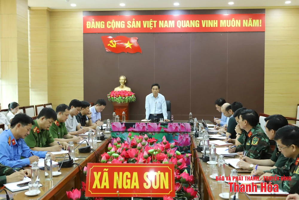 Bí thư Tỉnh ủy Nguyễn Doãn Anh kiểm tra công tác ứng phó với bão số 3